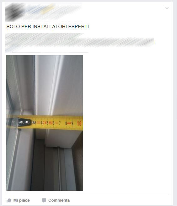 gruppo facebook zanzariere plissettate