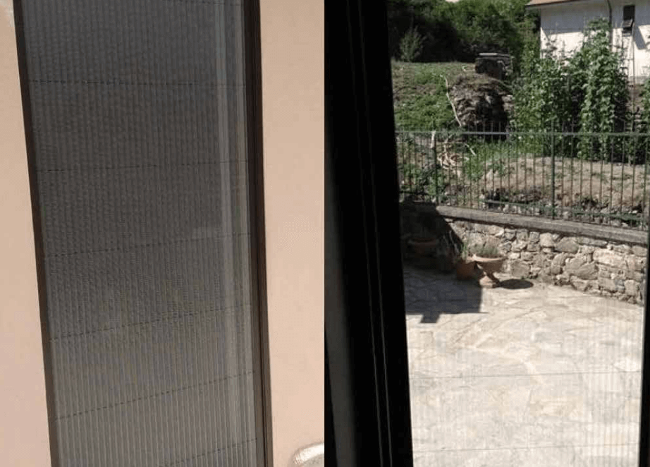 zanzariere integrate con elementi oscuranti